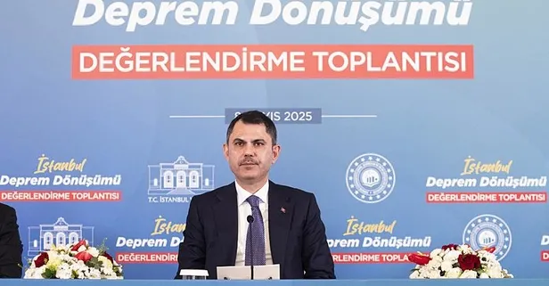 İstanbul'da kritik zirve! Bakan Kurum riskli konut sayısını açıkladı | Kentsel Dönüşüm Komisyonu kurulacak
