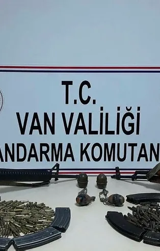 Van'da PKK'nın silah ve mühimmatı ele geçirildi