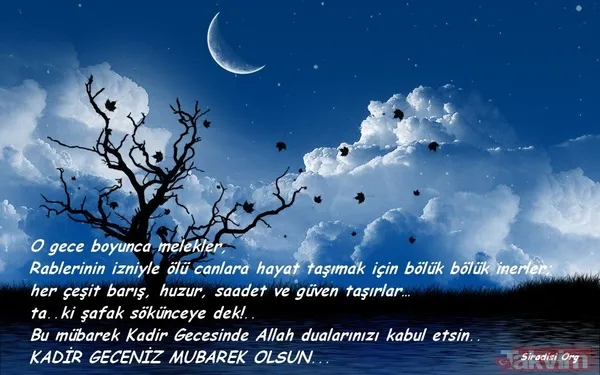 2019 Kadir Gecesi yeni mesajları - Kadir gecesi kutlama sözleri kısa - Kadir gecesi sözleri sayfamızda - 42