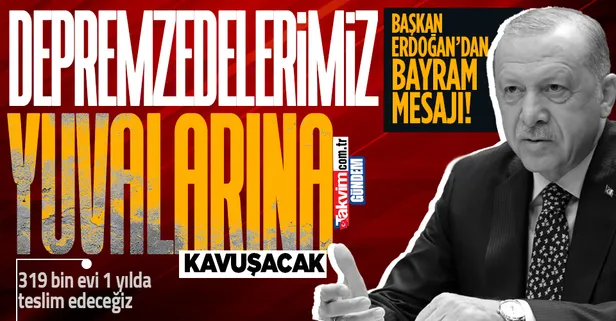 Son dakika: Başkan Erdoğan'dan bayram mesajı