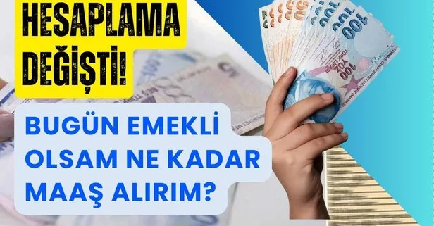 SGK 4A, 4B ve 4C emekli maaşı hesaplama ve emeklilik yaşı hesaplama ekranı: Bugün emekli olsam kaç para maaş alırım?