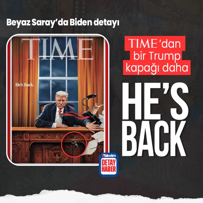 Time’dan yemin törenine saatler kala Trump kapağı! Beyaz Saray’da Biden detayı