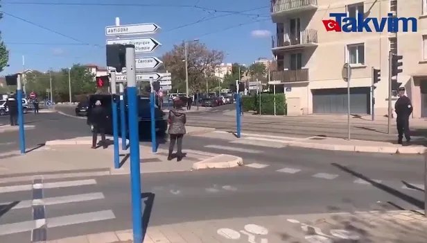 Fransa Cumhurbaşkanı Macron Montpellier’ye girerken yuhalandı! İşte o anlar…