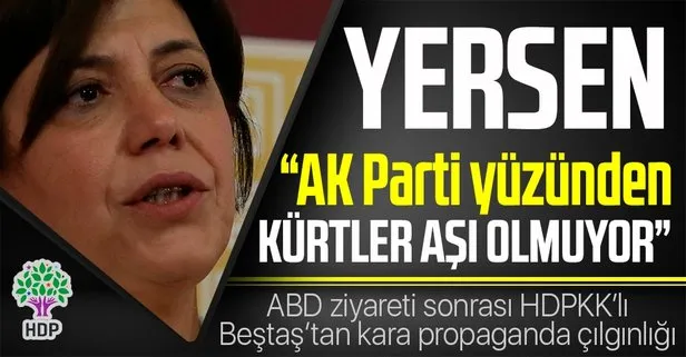 PKK destekçisi HDP’li Meral Danış Beştaş, AK Parti yüzünden Kürtlerin aşı olmadığını iddia etti