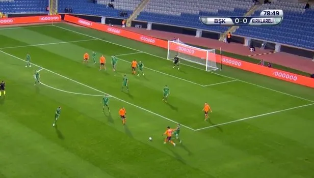 Medipol Başakşehir'li futbolcu Danijel Aleksic'ten muhteşem gol