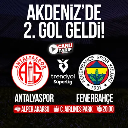 Antalyaspor - Fenerbahçe | SÜPER LİG MAÇI CANLI