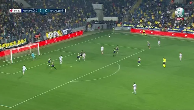 GOL | Ankaragücü 1-1 Başakşehir