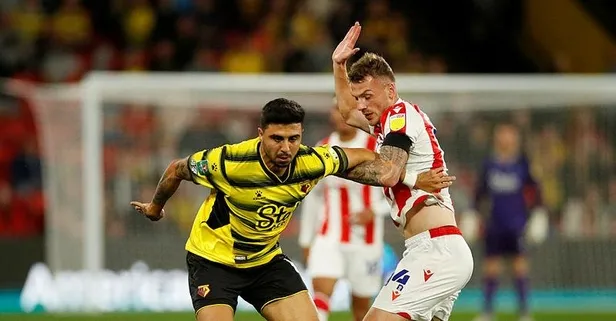 Ozan Tufan Watford'la ilk maçına çıktı! Stoke City 3-1 Watford