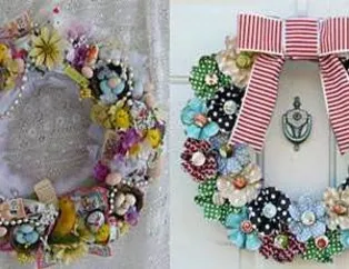 Yılbaşına özel kapı süsleri