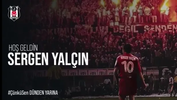 Beşiktaş, Sergen Yalçın transferini bu video ile duyurdu