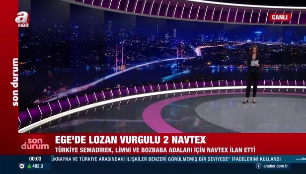 Son dakika: Türkiye'den Yunan'a 'Lozan' NAVTEX'İ!