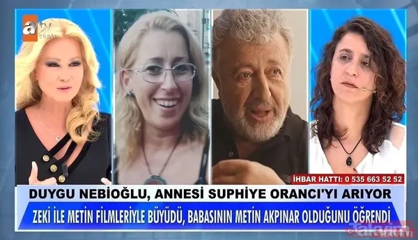 O Kadını Metin Akpınar Mı Tuttu? Metin Akpınar'ın Suphiye Orancı İle Yaşadığı Evlilik Dışı İlişkiden Olan Duygu Nebioğlu, "O Kadın Bana Ulaşsın. Geri Planda...