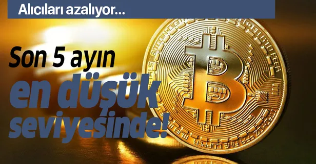 Bitcoin 5 ayın en düşük seviyesinde!