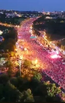 Milyonlarca vatandaş 15 Temmuz Şehitler Köprüsü'nde