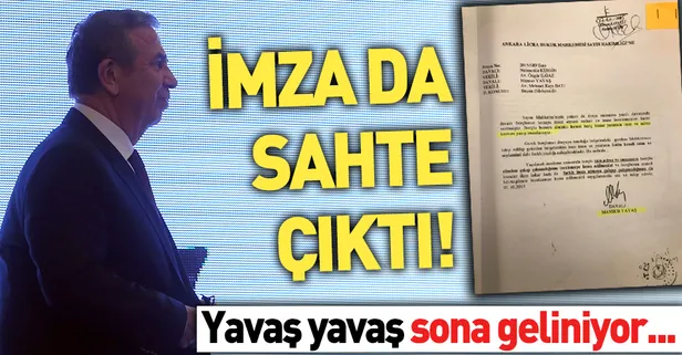 Mansur Yavaş'tan bir skandal daha: "Senet yanımda imzalandı" dedi; ama imza sahte çıktı!