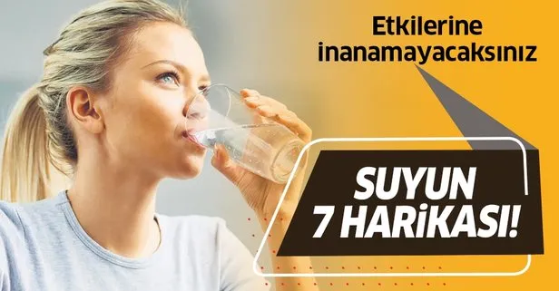 Suyun 7 Harikasi Iste Sagliga Faydalari Takvim