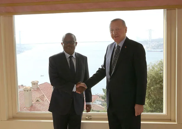 Son dakika: Başkan Erdoğan, Gine Bissau Seçilmiş Cumhurbaşkanı Embalo'yla bir araya geldi-3