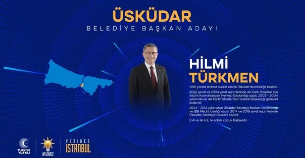 Hilmi Türkmen kimdir, kaç yaşında, nereli? İstanbul Üsküdar Belediyesi AK Parti, MHP, CHP ve İYİ Parti başkan adayları kim oldu?
