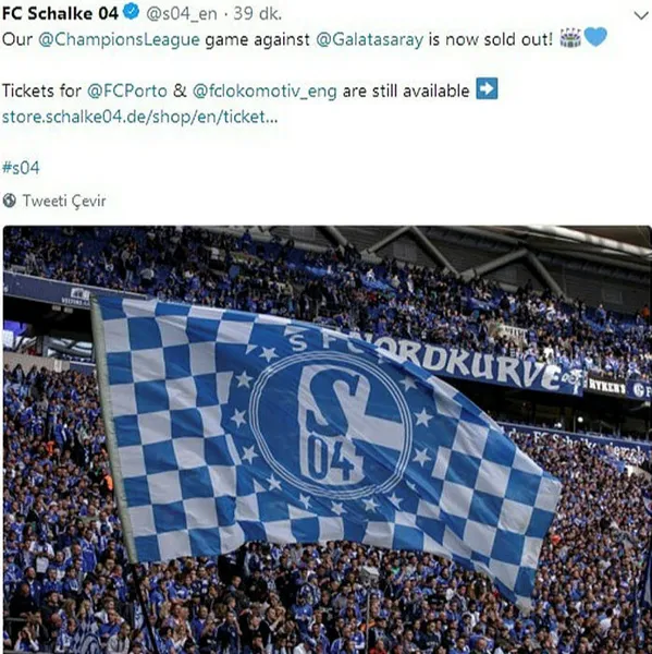 Galatasaray Schalke 04 maçının biletleri tükendi-1