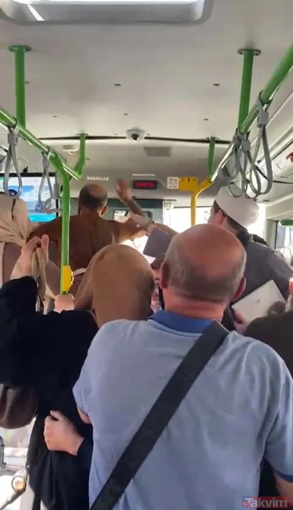 İETT otobüsünde kavga! Önce Fatih sonra Kağıthane - 1