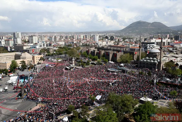 Şu meydan ülkeyi size '7'rir mi! Akşener ve Yavaş'ı hüsrana uğratan Kayseri Başkan Erdoğan'ı el üstünde karşıladı: Yok böyle rekor - 9