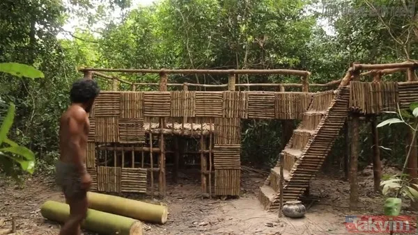 Sadece ağaç kullanarak öyle bir şey yaptı ki! YouTube videosu milyonlar izlendi - 42