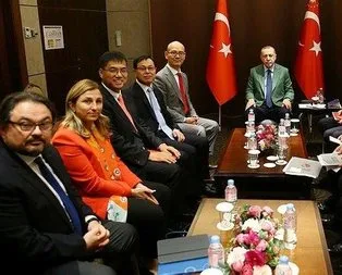 Erdoğan ekonominin devlerini kabul etti