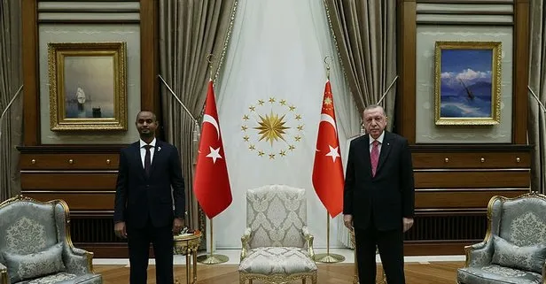Başkan Erdoğan, Somali Adalet Bakanı Abdulkadir Muhammed Nur ile görüştü