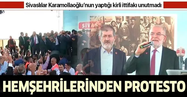 Temel Karamollaoğlu’na hemşehrilerinden protesto!
