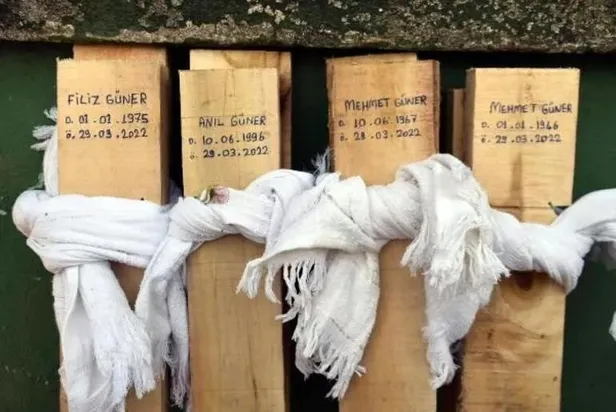 Edirne'de 4 kişinin öldürüldüğü olayda 1 kişi tutuklandı! Cenazede gözyaşları sel oldu-7