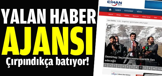 Yine yalan haber servis ettiler
