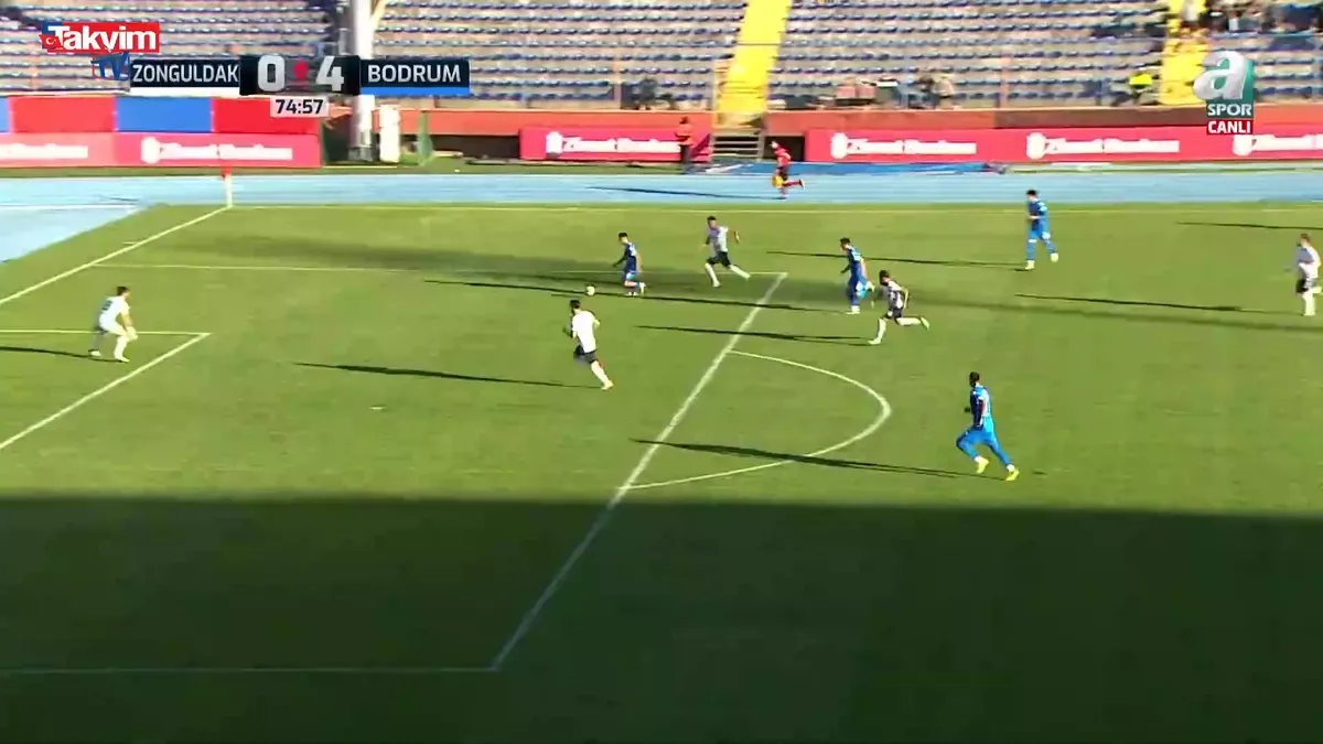 Zonguldak 0 - 4 Bodrum FK | Gol: Yusuf Sertkaya