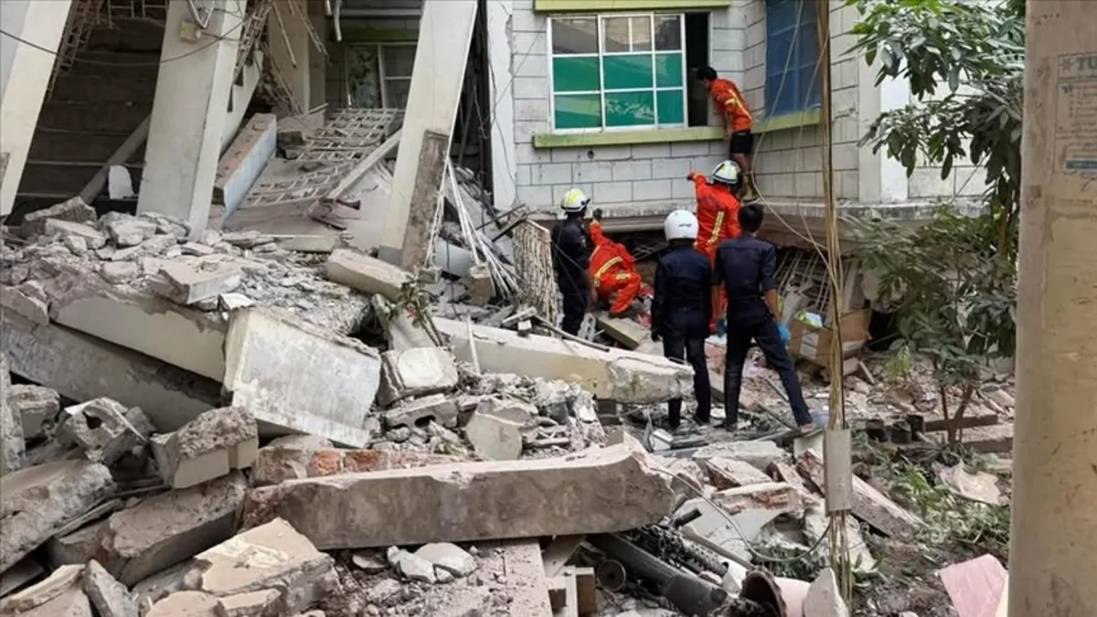 Myanmar'da deprem bombası! Bin 70 kişi hayatını kaybetti