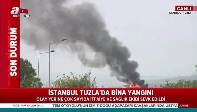 Tuzla Da Yangin Videosunu Izle Takvim Tv