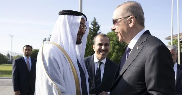 Başkan Erdoğan ile görüşen BAE Devlet Başkanı Al Nahyan’dan Türkçe paylaşım: ’Stratejik ve ekonomik ortaklık ilerleyecek’ vurgusu