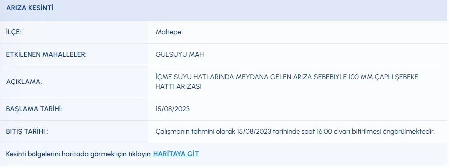 İSKİ duyurdu: 8 ilçede su kesintisi yaşanacak! - 10