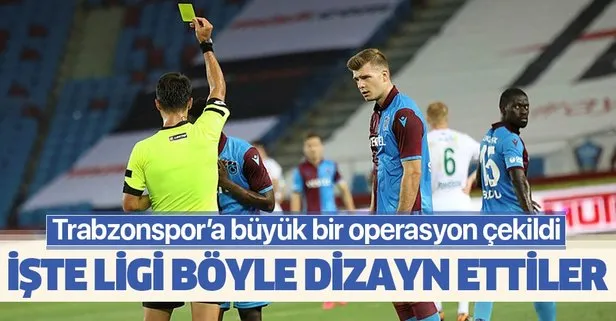 İşte ligi böyle dizayn ettiler! Trabzonspor’a büyük bir operasyon çekildi