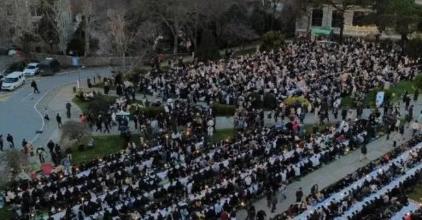 Boğaziçi Üniversitesi’nde geleneksel Ramazan İftarı! Binlerce kişi bir araya geldi