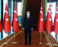 Erdoğan Külliye’de tebrikleri kabul etti