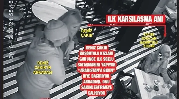 Deniz Çakır'ın başörtülü kadınlara sözlü tacizde bulunduğu görüntüler ortaya çıktı-1