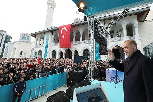 Başkan Erdoğan'dan Barbaros Hayreddin Paşa Camii açılışında önemli açıklamalar-5