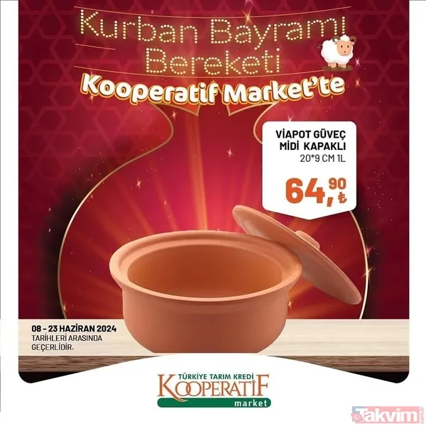 Tarım Kredi Market 23 Haziran kataloğu 2024! 4 litresi 77,90'a düştü; 100 üründe fiyatlar yarıya indi! Salça, yağ, 32'li tuvalet kağıdı... - 10