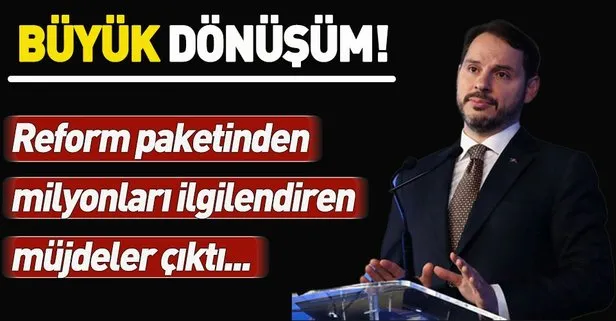 Büyük dönüşüm! Bakan Albayrak ’Yeni Ekonomi Programı YEP Yapısal Dönüşüm Adımları 2019’u açıkladı