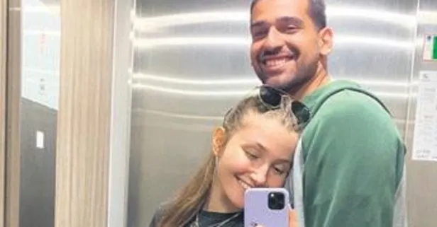 İlayda Akdoğan sevgilisi Roham Kabir'e poz verdi