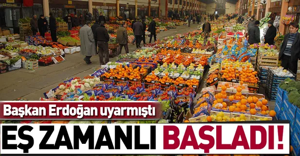 Ticaret Bakanlığı'ndan 5 ilde eş zamanlı "hal" denetimi