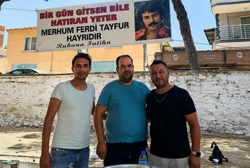 Ferdi Tayfur hayranlarından duygulandıran hareket! Köyde 500 kişilik hayır yemeği
