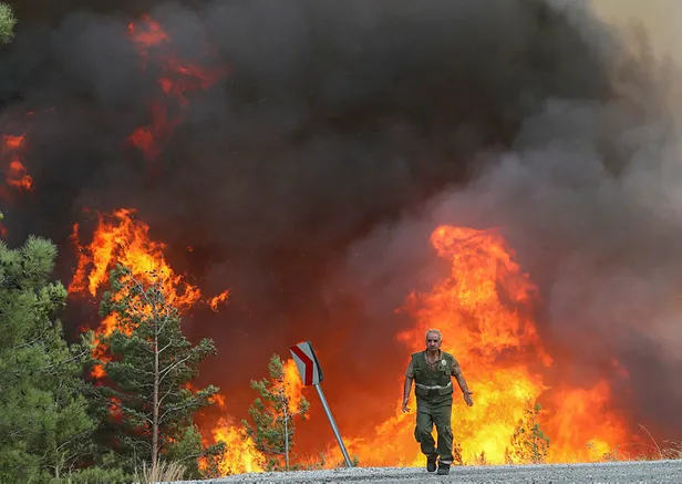Tarım ve Orman Bakanı Bekir Pakdemirli: Çanakkale ezine yangını kontrol altına alındı-5