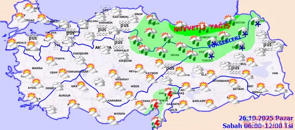 Meteoroloji'den 23 ile lodos, kar, sağanak alarmı! İstanbul için kritik 48 saat: Orhan Şen "Umarım gelmez" diyerek uyardı - 6