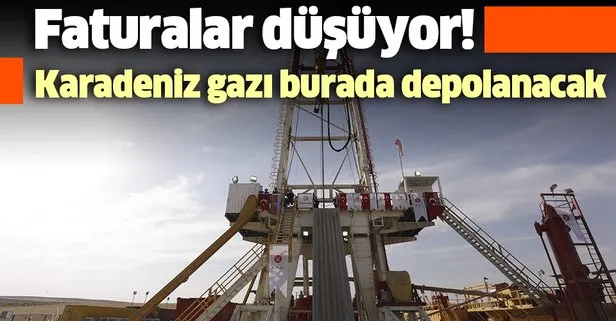 Karadeniz’in gazı Tuz Gölü'nde depolanacak