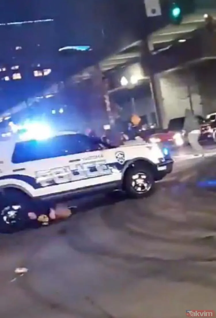 ABD'de bir kez daha karıştı! Polis vatandaşı ezdi! Sokaklar yangın yeri